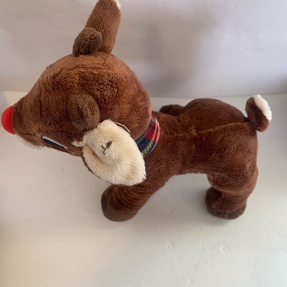 2016 Dan Dee Collectors Choice Rudolph the Red Nosed Reindeer w/Scarf - Picture 10 of 11